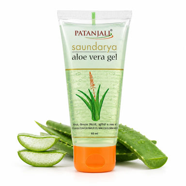 Patanjali Saundarya Aloe Vera Gel 60ml for Hydration & Soothing