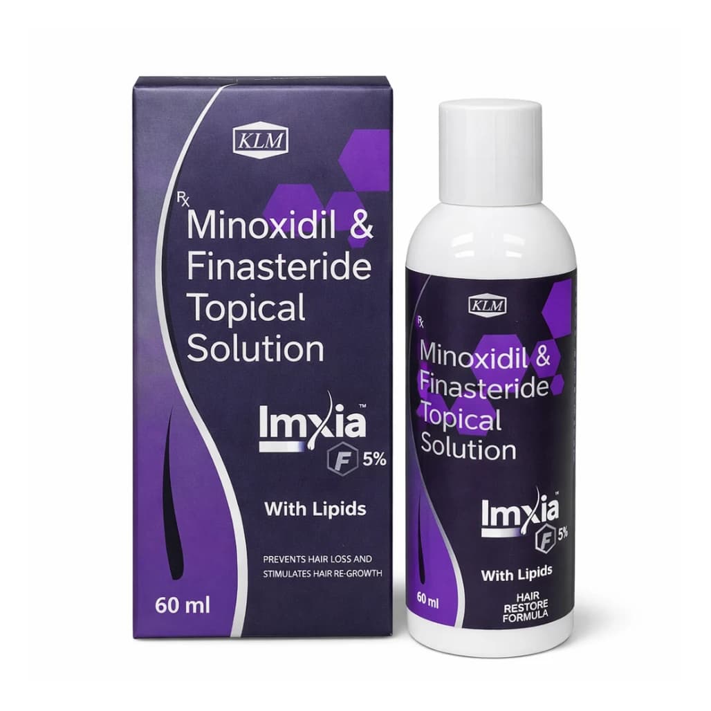 Minoxidil and Finasteride Topical Solution 5% 60ml for Hair Loss