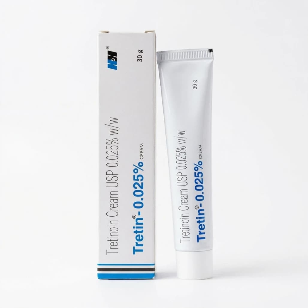 Tretin Tretinoin Cream 0.025% 30g — entry-level tretinoin for anti-ageing UK