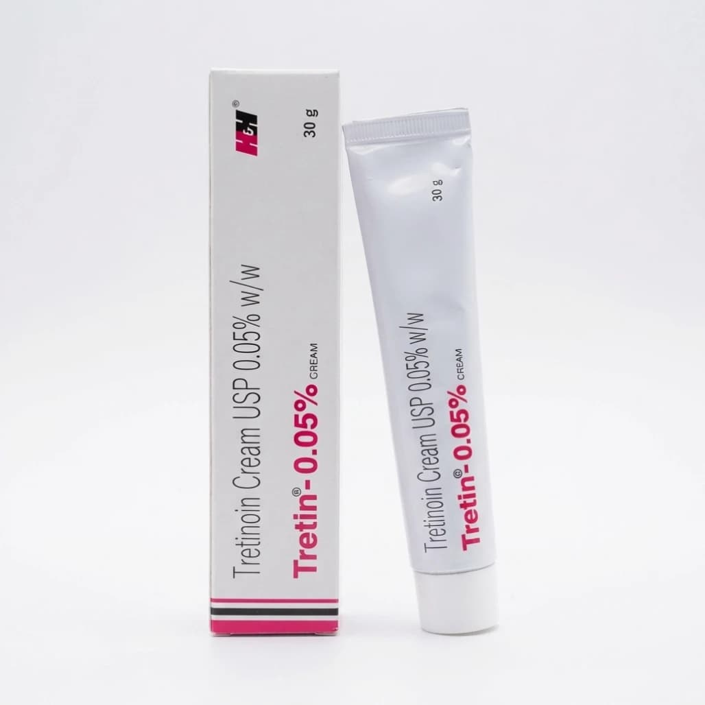 Tretin Tretinoin Cream 0.05% 30g — mid-strength tretinoin cream UK