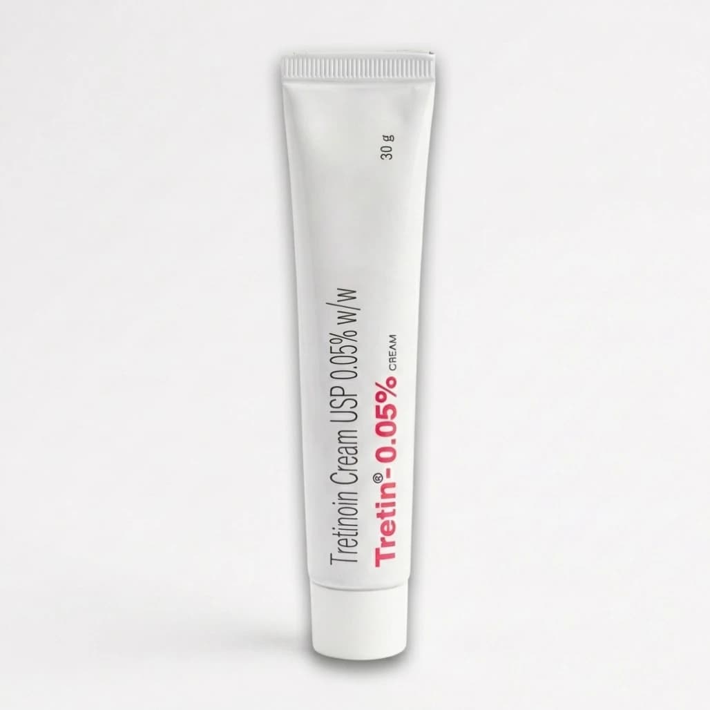 Tretin Tretinoin Cream 0.05% tube and box UK
