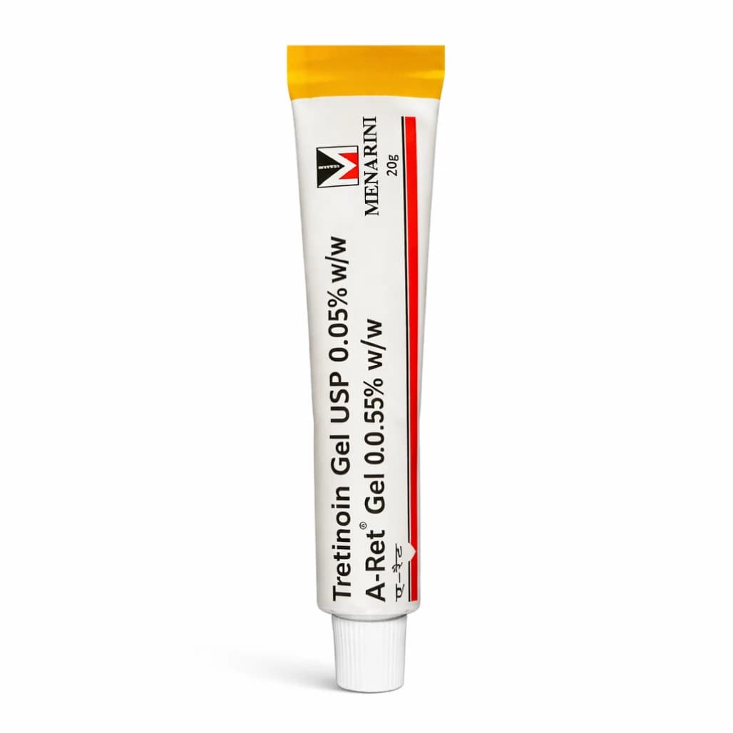 A-Ret Tretinoin Gel 0.05% tube and box UK