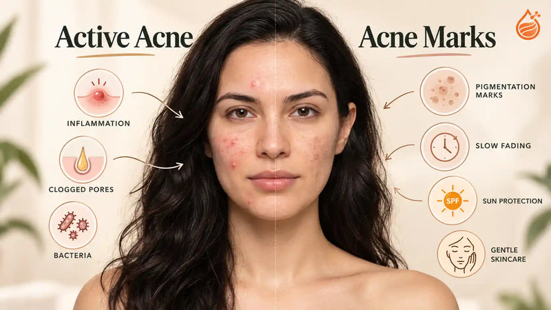 Acne Marks vs Active Acne: What Should Your Routine Target First?