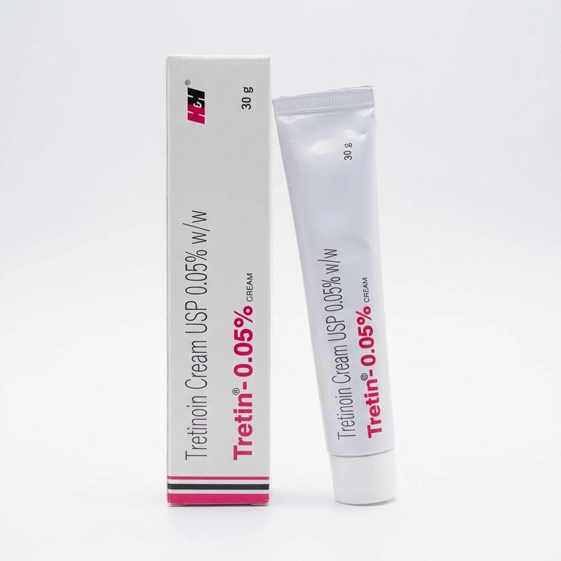 Tretin Tretinoin Cream 0.05% 30g — mid-strength tretinoin cream UK