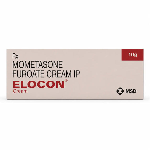 Elocon Cream 10g with Mometasone Furoate 0.1% for Eczema &amp; Skin Relief