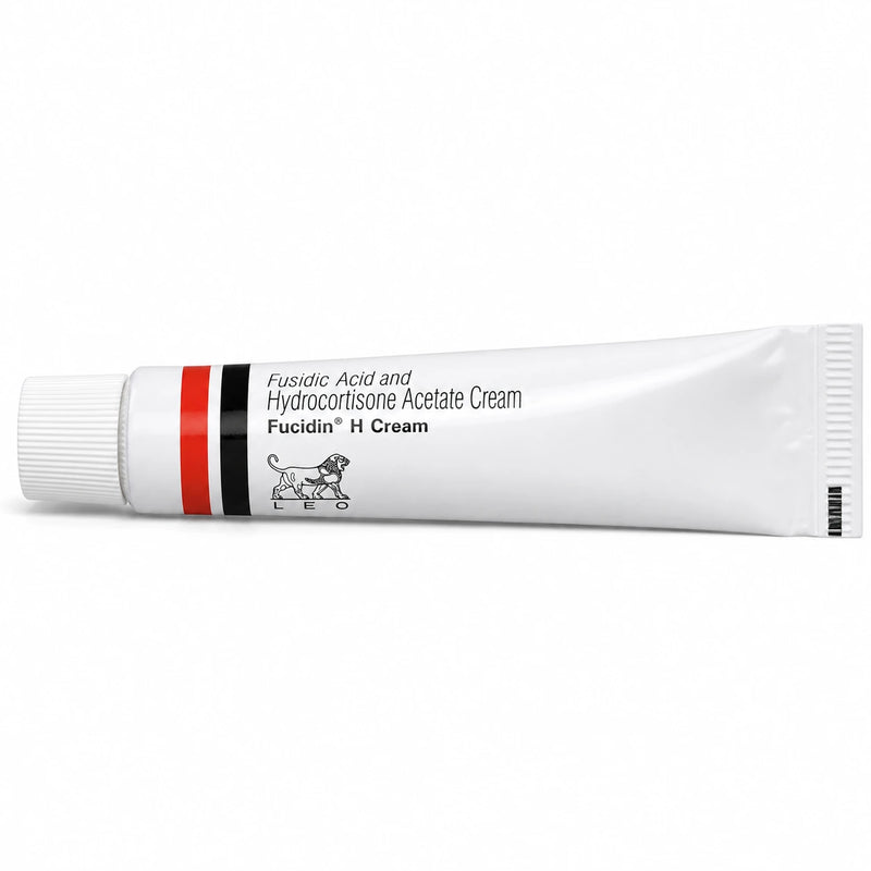 Fucidin H Fusidic Acid and Hydrocortisone Acetate Cream 15g tube for external skin use