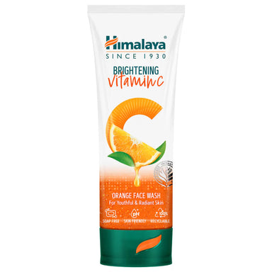 Himalaya Brightening Vitamin C Orange Face Wash 100ml for Radiant Skin