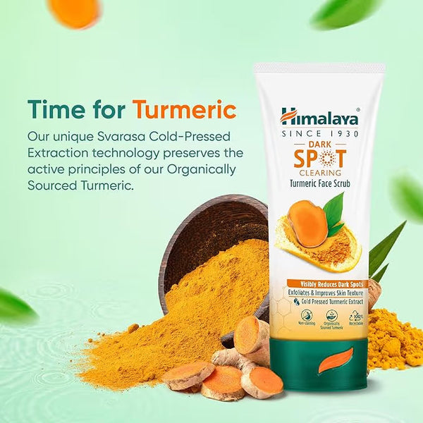 Himalaya Dark Spot Clearing Turmeric Face Scrub for Uneven Skin Tone