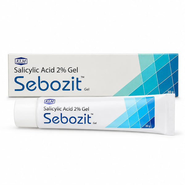 Sebozit Salicylic Acid Gel 2%, 30g UK for Acne &amp; Oily Skin