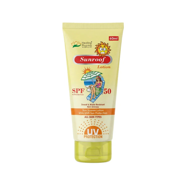 Sunroof Sunscreen Lotion SPF 50, 60ml for UVA UVB Protection