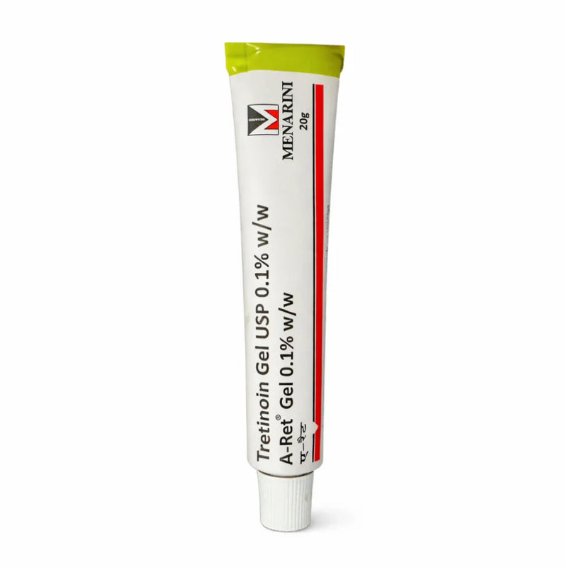 A-Ret Tretinoin Gel 0.1% tube and box UK