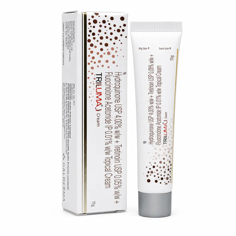 Triluma Cream 15g box and tube packaging