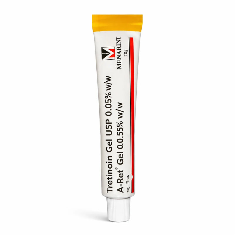 A-Ret Tretinoin Gel 0.05% packaging detail UK