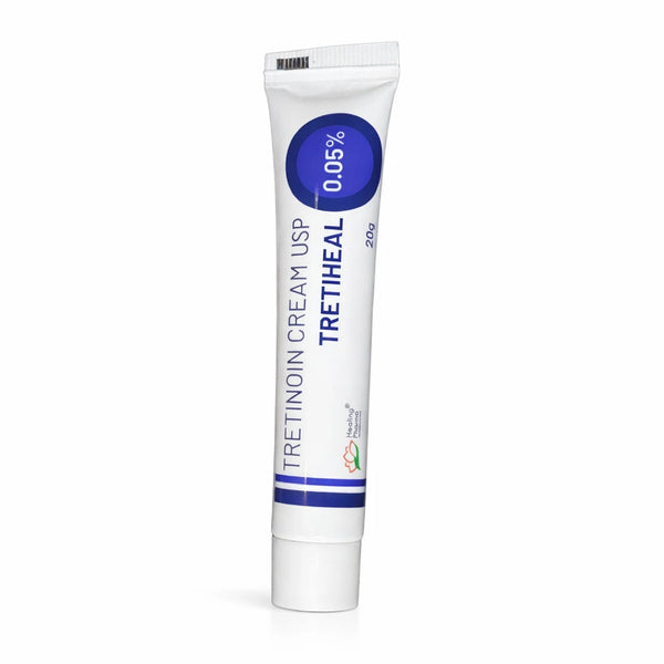 Tretinoin Cream 0.05%, Tretiheal 20g &amp; Tretin 30g for Acne &amp; Wrinkles