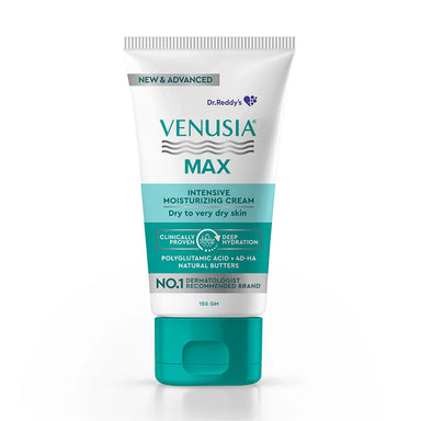 Dr Reddy's Venusia Max Intensive Moisturizing Cream 150g for Dry Skin